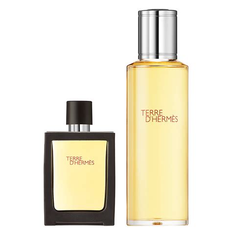 terre d hermes refillable|terre d hermes parfum refill.